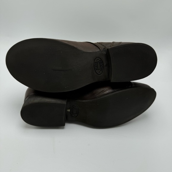 Steve Madden Troopa Boots Brown Leather Combat Lace Up Size 6 - Picture 11 of 12